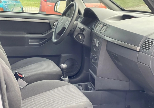 Opel Meriva cena 13900 przebieg: 84290, rok produkcji 2009 z Barwice małe 121
